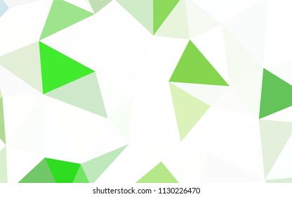 Light BLUE vector abstract mosaic background. Polygonal abstract illustration with gradient. Template for cell phone's backgrounds.