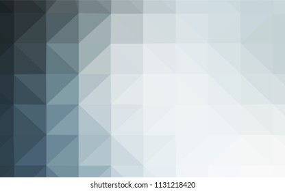 Light BLUE vector abstract mosaic background. Elegant bright polygonal illustration with gradient. A new texture for your web site.