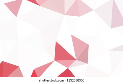 Light BLUE vector abstract mosaic backdrop. Colorful abstract illustration with triangles. Triangular pattern for your design.