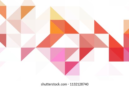 Light BLUE vector abstract mosaic background. Geometric illustration in Origami style with gradient.  A completely new design for your leaflet.