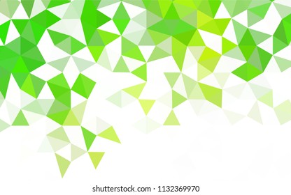 Light BLUE vector abstract mosaic pattern. A completely new color illustration in a polygonal style. Pattern for a brand book's backdrop.