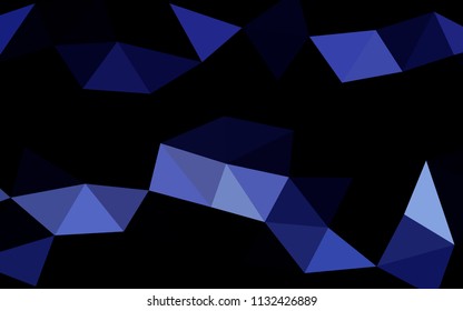 Light BLUE vector abstract mosaic abstract mosaic. Colorful abstract illustration with gradient. A new texture for your design.