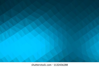 Light BLUE vector abstract mosaic backdrop. An elegant bright illustration with gradient. The template can be used as a background for cell phones.