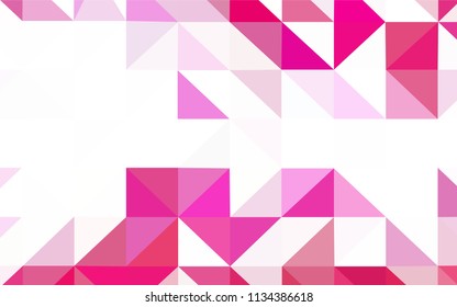 Light BLUE vector abstract mosaic backdrop. Creative geometric illustration in Origami style with gradient. Best triangular design for your business.