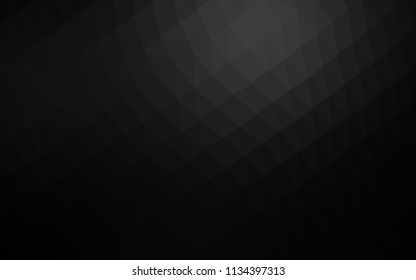Light BLUE vector abstract mosaic background. Shining colored illustration in a Brand new style. Triangular pattern for your business design.