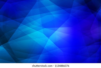 Light BLUE vector abstract mosaic background. Creative geometric illustration in Origami style with gradient. A new texture for your web site.