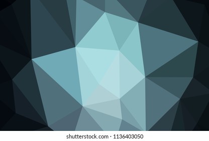 Light BLUE vector abstract mosaic background. A completely new color illustration in a polygonal style. A new texture for your web site.