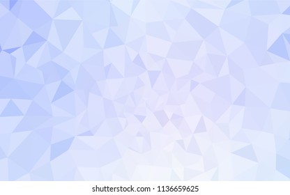 Light BLUE vector abstract mosaic background. Triangular geometric sample with gradient.  New template for your brand book.