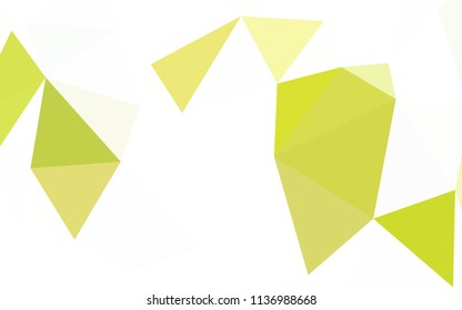 Light BLUE vector abstract mosaic backdrop. Colorful illustration in abstract style with triangles. New template for your brand book.