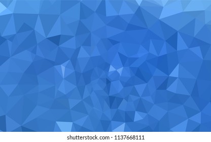 Light BLUE vector abstract mosaic pattern. A completely new color illustration in a polygonal style. New template for your brand book.