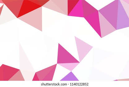 Light BLUE vector abstract mosaic backdrop. Creative geometric illustration in Origami style with gradient. Textured pattern for your backgrounds.