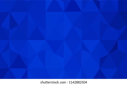 Light BLUE vector abstract mosaic backdrop. A completely new color illustration in a polygonal style. Template for cell phone's backgrounds.