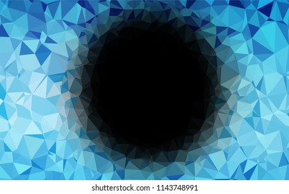 Light BLUE vector abstract mosaic backdrop. Shining colored illustration in a Brand new style. Brand new design for your business.
