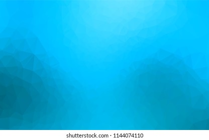 Light BLUE vector abstract mosaic pattern. Shining colored illustration in a Brand new style. The completely new template can be used for your brand book.