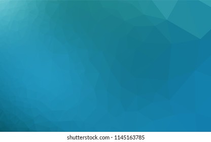 Light BLUE vector abstract mosaic backdrop. An elegant bright illustration with gradient. Brand new design for your business.