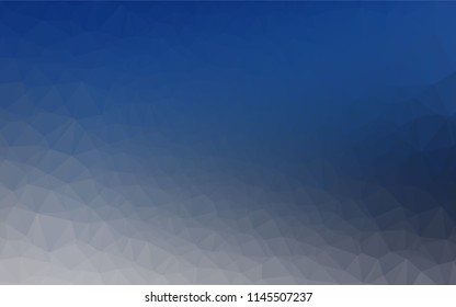 Light BLUE vector abstract mosaic pattern. Colorful illustration in abstract style with gradient. The elegant pattern can be used as part of a brand book.