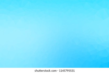 Light BLUE vector abstract mosaic background. Creative geometric illustration in Origami style with gradient. A completely new design for your business.