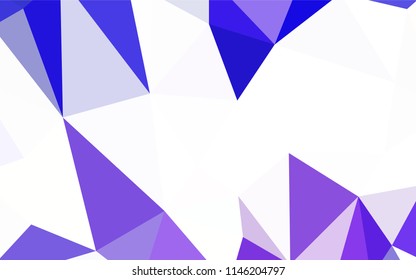 Light BLUE vector abstract mosaic background. A completely new color illustration in a polygonal style. A new texture for your web site.