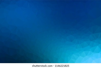 Light BLUE vector abstract mosaic background. Glitter abstract illustration with an elegant design. A completely new design for your business.