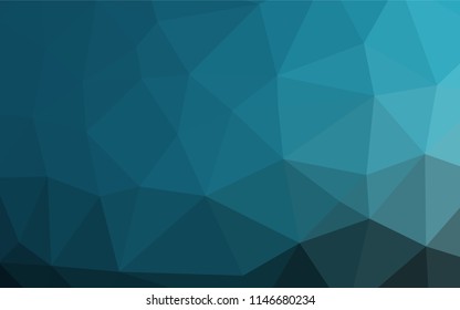 Light BLUE vector abstract mosaic background. Brand new colored illustration in blurry style with gradient. The polygonal design can be used for your web site.