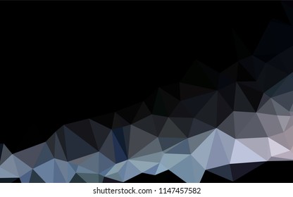 Light BLUE vector abstract mosaic backdrop. Glitter abstract illustration with an elegant design. Brand new style for your business design.