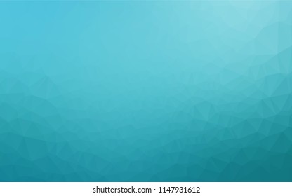 Light BLUE vector abstract mosaic backdrop. A vague abstract illustration with gradient. The polygonal design can be used for your web site.