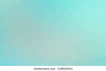 Light BLUE vector abstract mosaic pattern. Modern geometrical abstract illustration with gradient. Brand new design for your business.