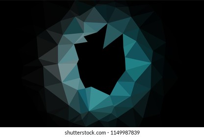 Light BLUE vector abstract mosaic background. Glitter abstract illustration with an elegant design. The completely new template can be used for your brand book.