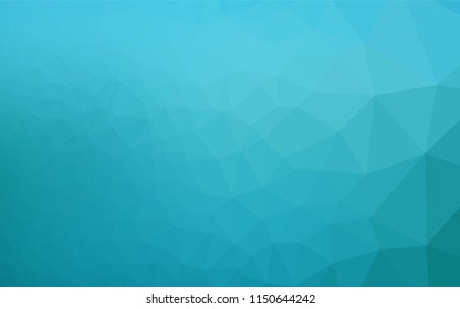 Light BLUE vector abstract mosaic pattern. Colorful abstract illustration with gradient. A new texture for your design.