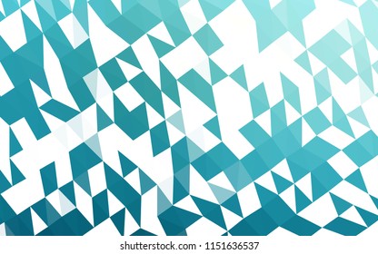 Light BLUE vector abstract mosaic pattern. A vague abstract illustration with gradient. A new texture for your design.