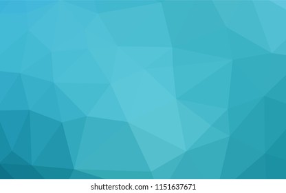 Light BLUE vector abstract mosaic pattern. A vague abstract illustration with gradient. A completely new template for your business design.