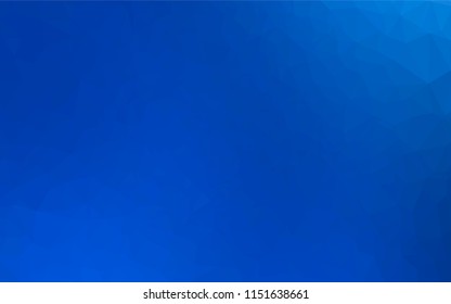 Light BLUE vector abstract mosaic backdrop. Triangular geometric sample with gradient.  The template can be used as a background for cell phones.