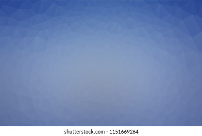Light BLUE vector abstract mosaic pattern. Colorful illustration in abstract style with gradient. A completely new template for your business design.