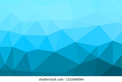 Light BLUE vector abstract mosaic background. Modern geometrical abstract illustration with gradient. A completely new template for your business design.