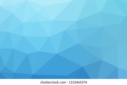 Light BLUE vector abstract mosaic pattern. Creative illustration in halftone style with gradient. The textured pattern can be used for background.