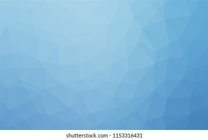 Light BLUE vector abstract mosaic pattern. Brand new colored illustration in blurry style with gradient. A completely new design for your business.
