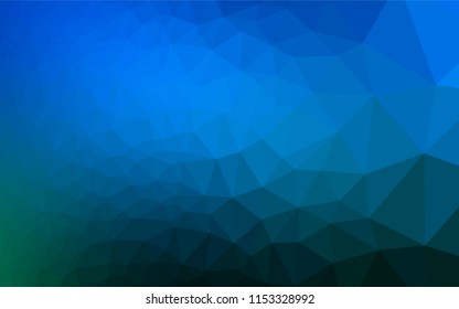 Light BLUE vector abstract mosaic pattern. Colorful illustration in abstract style with gradient. The elegant pattern can be used as part of a brand book.