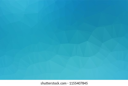 Light BLUE vector abstract mosaic backdrop. A sample with polygonal shapes. A new texture for your design.