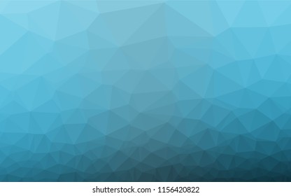Light BLUE vector abstract mosaic background. Shining colored illustration in a Brand new style. The textured pattern can be used for background.