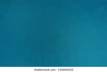 Light BLUE vector abstract mosaic backdrop. Glitter abstract illustration with an elegant design. A completely new template for your business design.