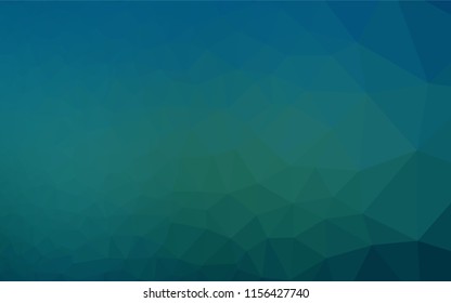Light BLUE vector abstract mosaic pattern. Creative illustration in halftone style with gradient. A completely new design for your business.