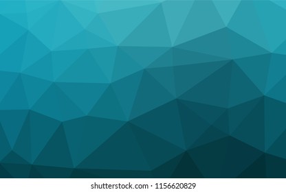 Light BLUE vector abstract mosaic backdrop. A completely new color illustration in a vague style. A completely new design for your business.
