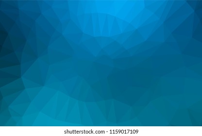 Light BLUE vector abstract mosaic background. A completely new color illustration in a vague style. A new texture for your design.