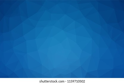 Light BLUE vector abstract mosaic backdrop. A vague abstract illustration with gradient. Brand new style for your business design.