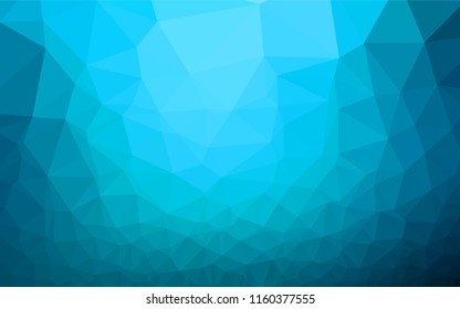 Light BLUE vector abstract mosaic background. Colorful illustration in abstract style with gradient. The completely new template can be used for your brand book.