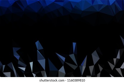 Light BLUE vector abstract mosaic background. Colorful illustration in abstract style with gradient. The elegant pattern can be used as part of a brand book.