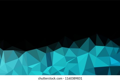 Light BLUE vector abstract mosaic backdrop. A vague abstract illustration with gradient. Brand new design for your business.