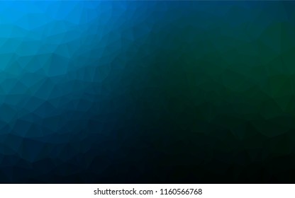 Light BLUE vector abstract mosaic pattern. Shining colored illustration in a Brand new style. The polygonal design can be used for your web site.