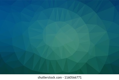 Light BLUE vector abstract mosaic pattern. A vague abstract illustration with gradient. The elegant pattern can be used as part of a brand book.