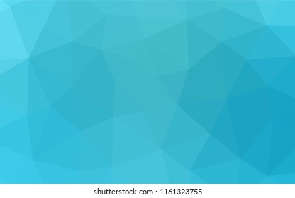 Light BLUE vector abstract mosaic pattern. Modern geometrical abstract illustration with gradient. The polygonal design can be used for your web site.